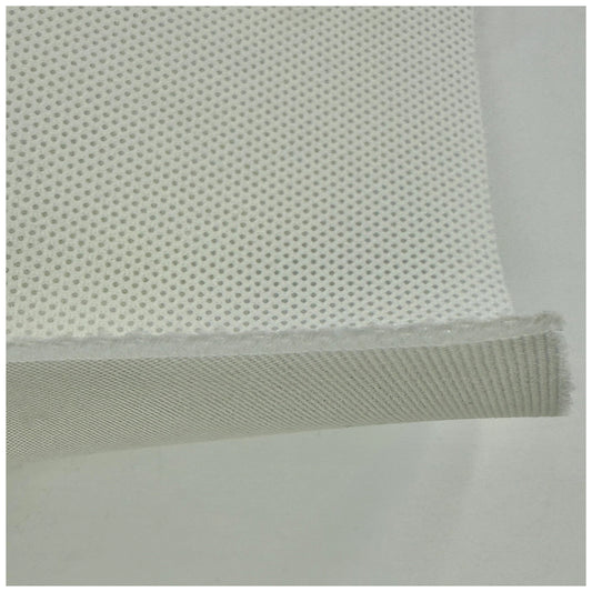 Abstandsgewirke Air Mesh 4 mm Weiß – Materialaufbau mit Decklagen und Abstandsfäden