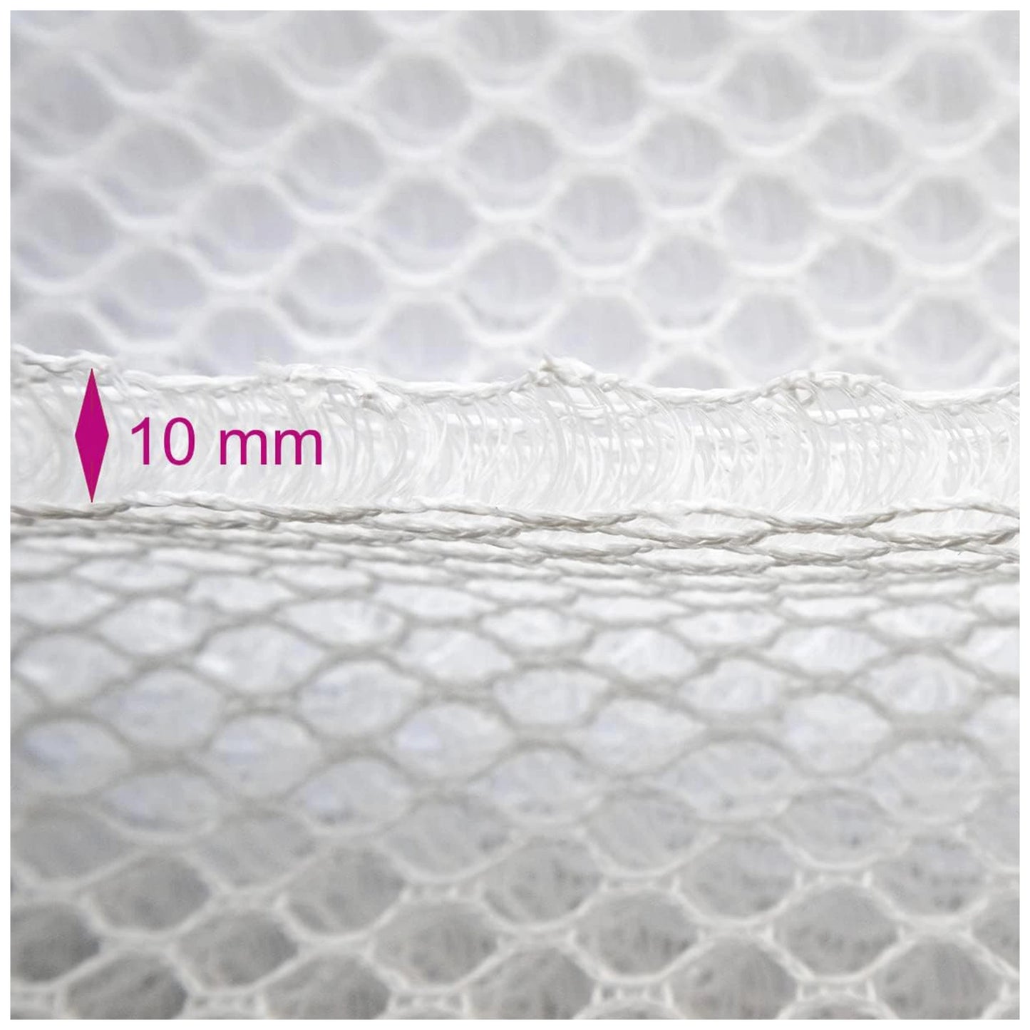 Ch.Cabanski Abstandsgewirke - Air Mesh - 3D Netzgewirke 10mm Weiß 410g/m² Matratzenunterlage