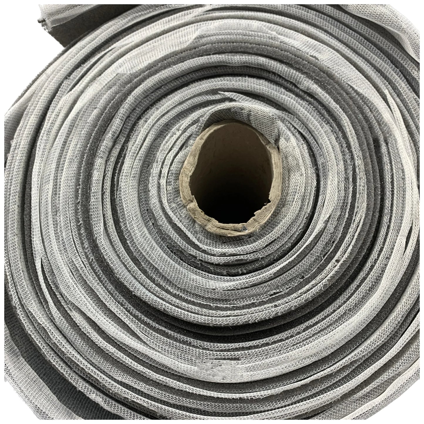 Schaumstoff mit Netz 150 cm Raumgewicht 26kg/m² - 3,6mm, 5,6mm, 9,6mm Meterware/Rollenware