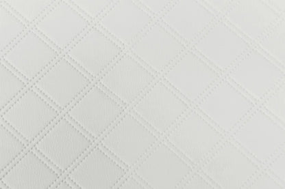 Kunstleder geprägt Rautenmuster ca.5,5cm x 5,5cm Meterware Auto Polster Sitzbezüge