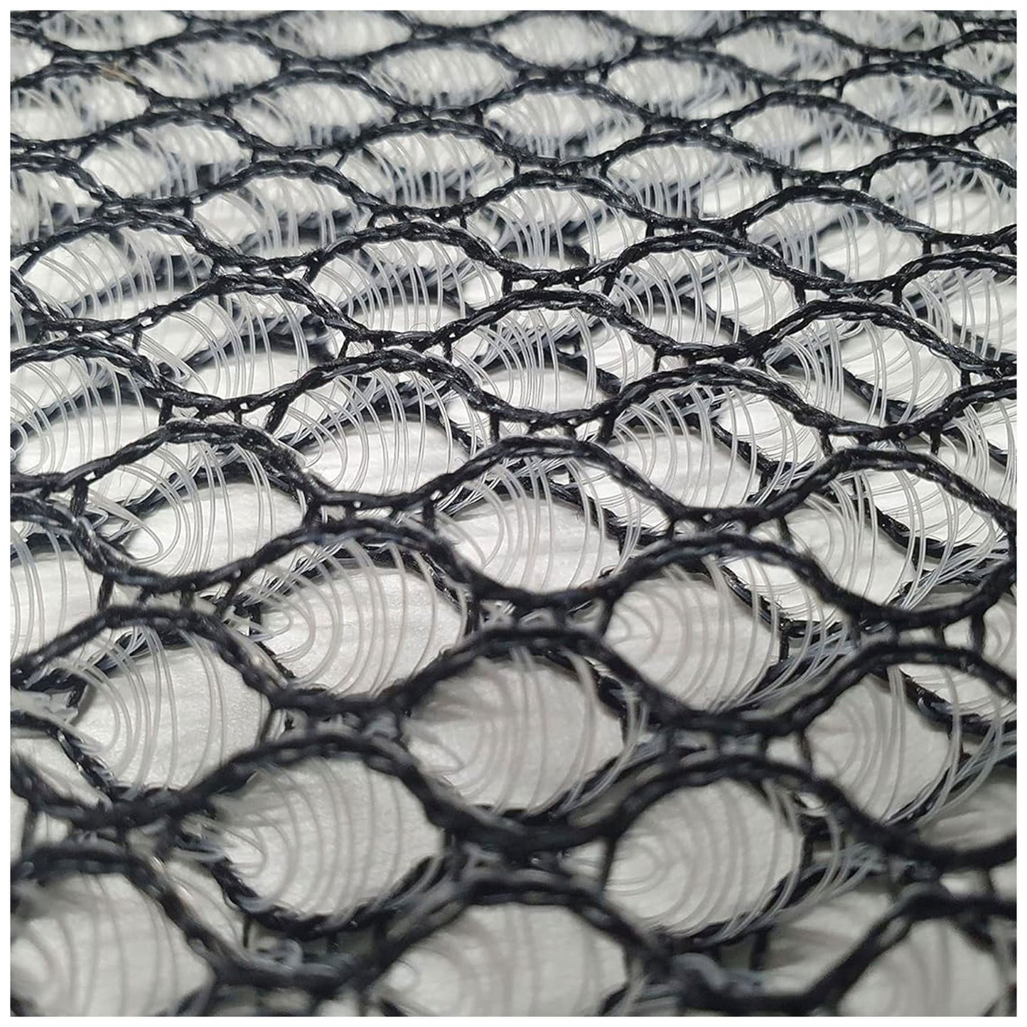 Ch.Cabanski - Abstandsgewirke - Air Mesh - 3D Netzgewirke 10mm Carbon 410g/m² Matratzenunterlage