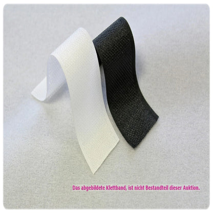 Klettflauschstoff Klettstoff für Polstermöbel usw. Meterware Weiss