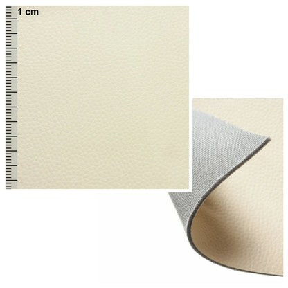 Kunstleder mit Schaumstoff ca. 5 mm (+/- 0,5 mm) und Unterware Meterware
