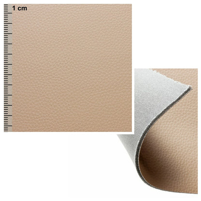 Kunstleder mit Schaumstoff ca. 5 mm (+/- 0,5 mm) und Unterware Meterware