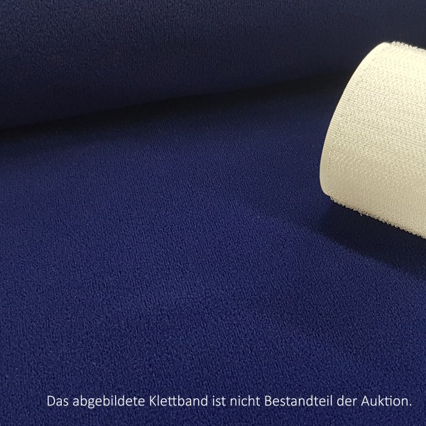 Klettstoff für Polstermöbel usw. Meterware Blau 140cm